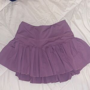 Elegant Lavender Skater Skirt